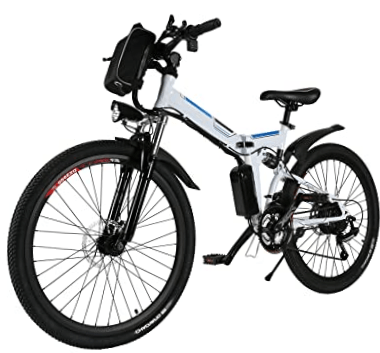 Angotrade 26 inch Electric Bike Folding Mountain E-Bike (2)