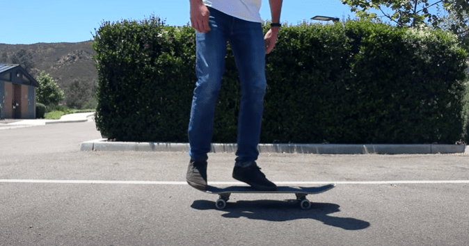 skateboarding fast