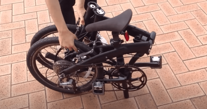 how to fold a folding bike