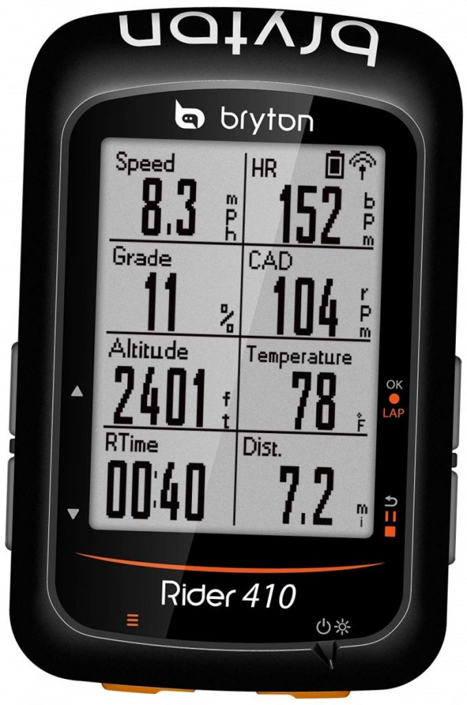 BRYTON RIDER 410 GPS Bike Computer