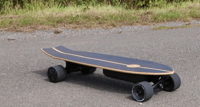 teamgee h20 mini electric skateboard with kicktail review